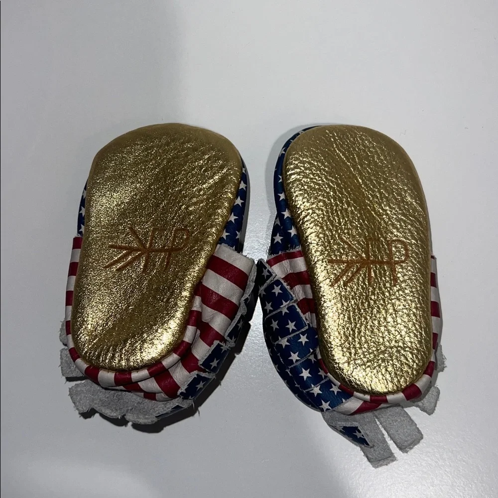 Freshly Picked American Flag Moccasins